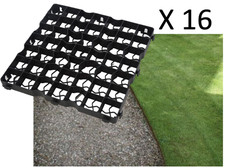 16 xDRAVEWAY PVC Grass Grid